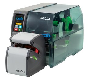 WICON wrap-around applicator
Included in the
accessory pack are:
• DR4-M60 print roller
• WICON peel-off plate